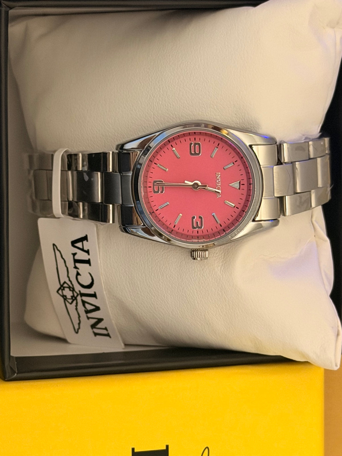 Invicta Pink Face Watch