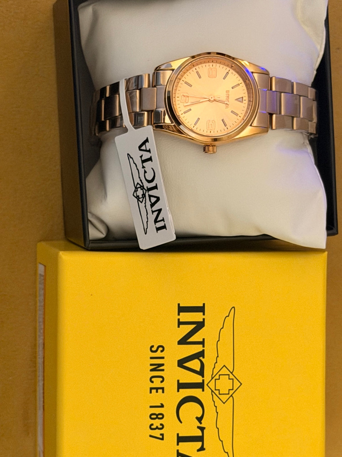 Invicta Rose Gold Watch in box