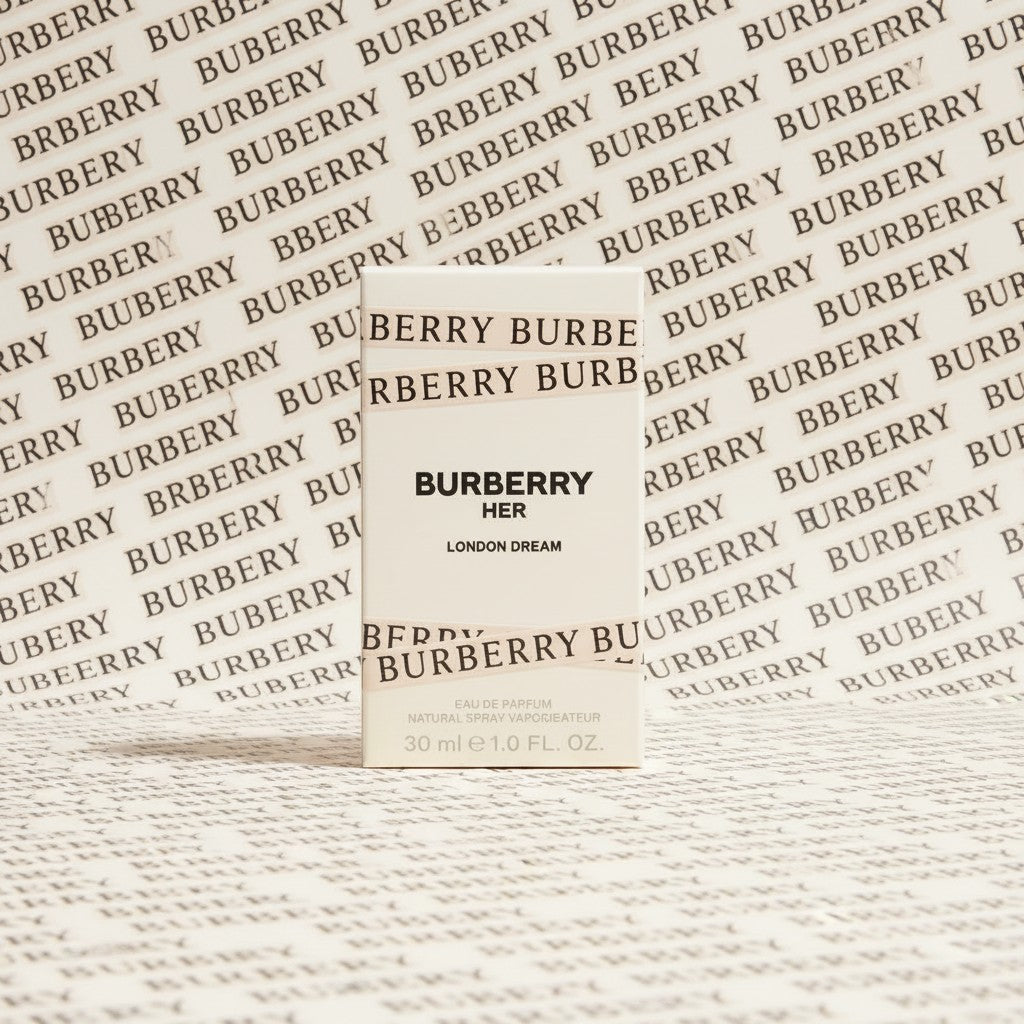 Noticed Atelier by Legzdiamond Burberry Her London Dream Eau de Parfum 30ml bottle in branded packaging